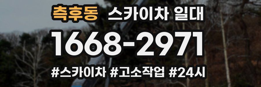 측후동 스카이차 일대