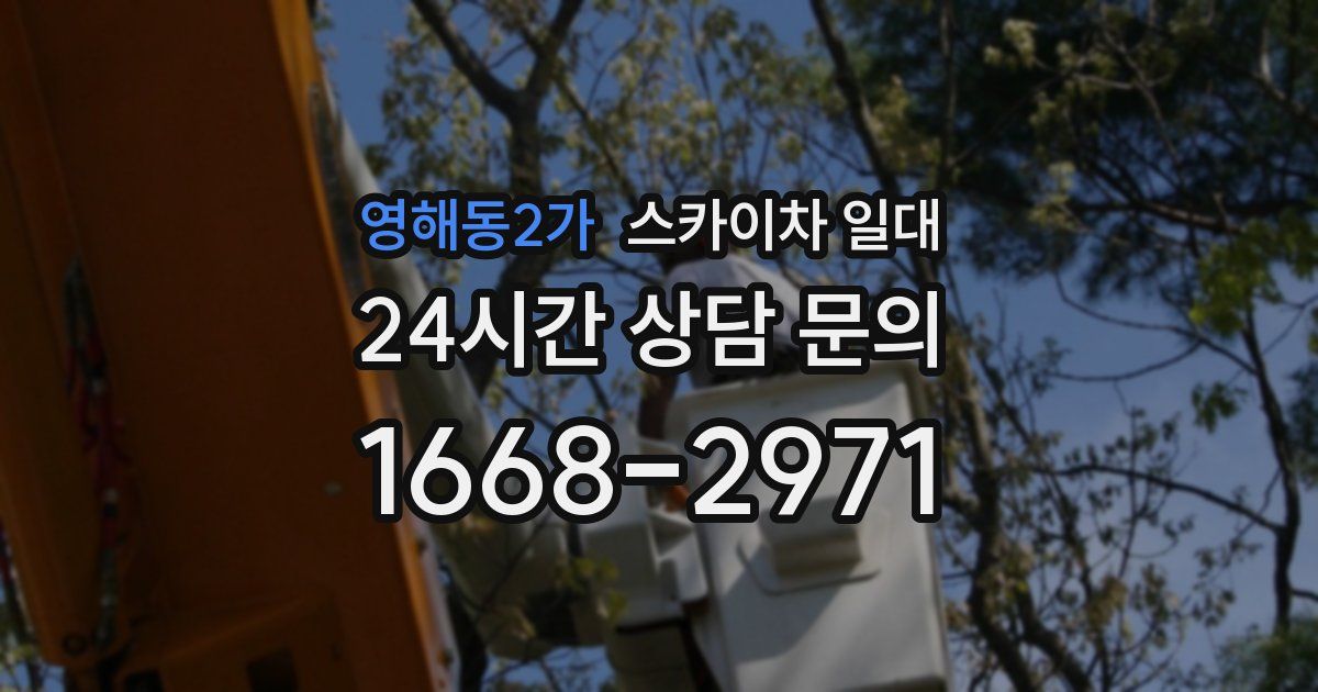 영해동2가 스카이차 일대