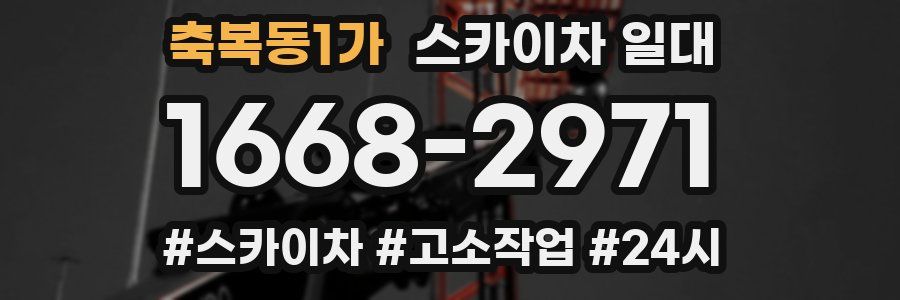 축복동1가 스카이차 일대