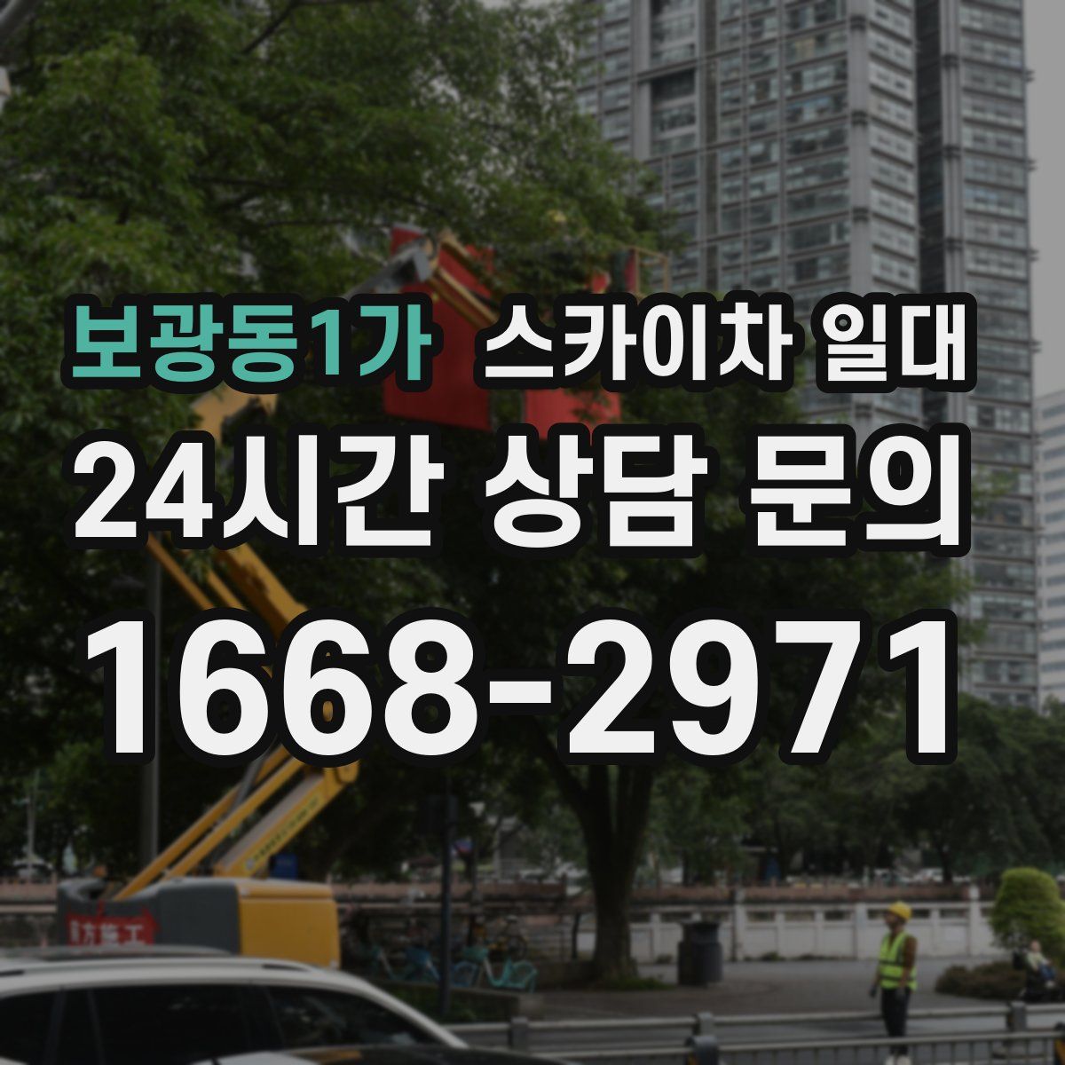 보광동1가 스카이차 일대