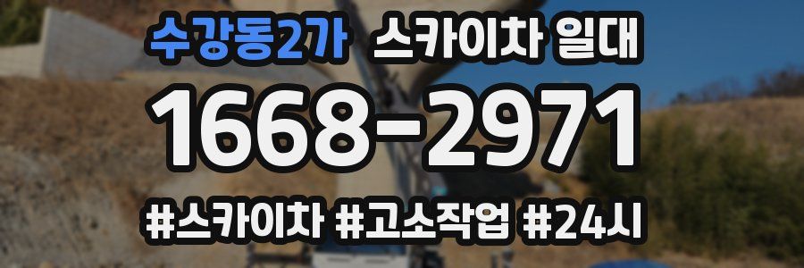 수강동2가 스카이차 일대