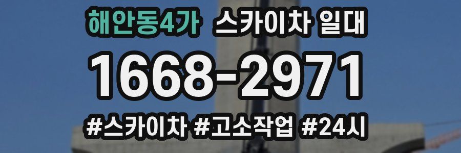 해안동4가 스카이차 일대