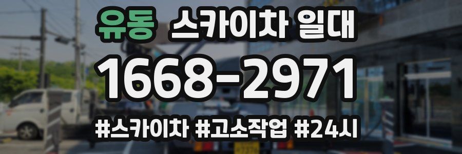 유동 스카이차 일대