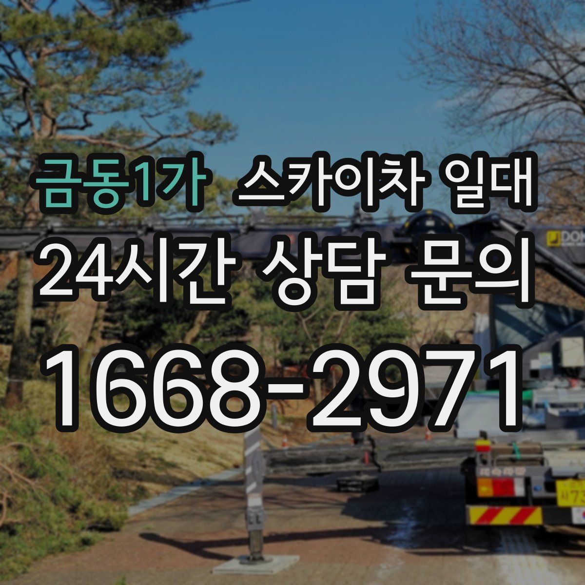 금동1가 스카이차 일대