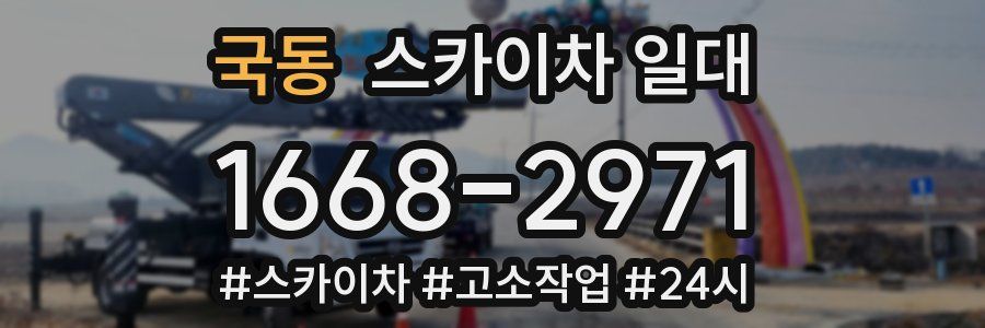 국동 스카이차 일대