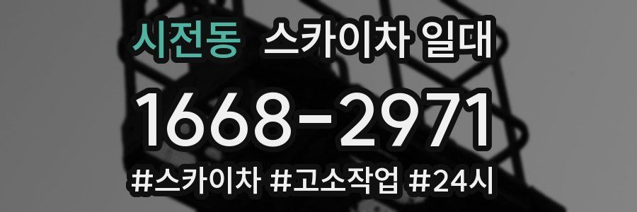 시전동 스카이차 일대