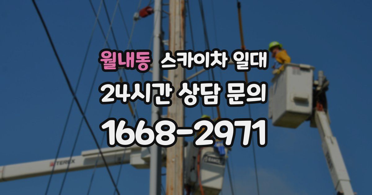 월내동 스카이차 일대