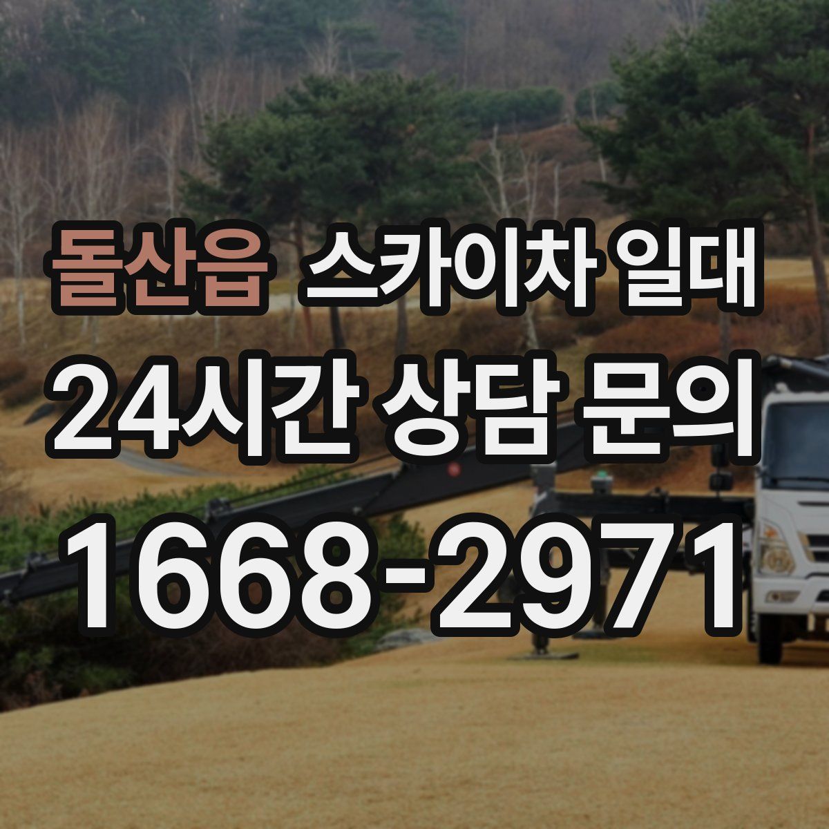 돌산읍 스카이차 일대