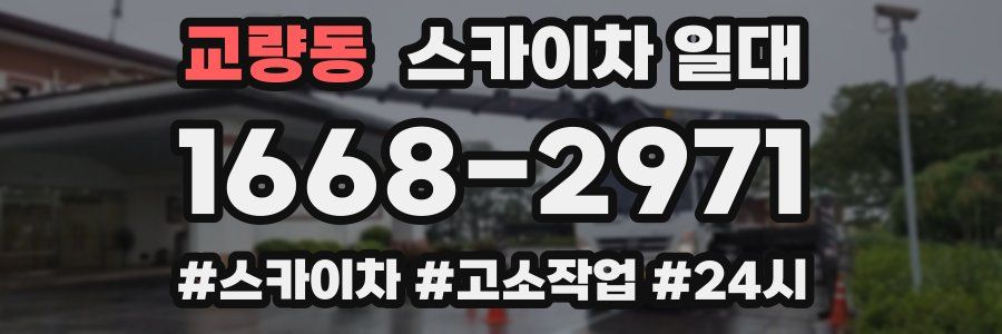 교량동 스카이차 일대