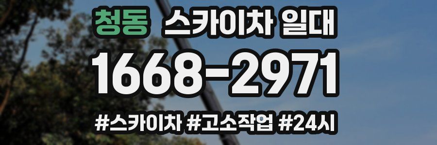 청동 스카이차 일대