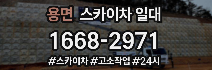 용면 스카이차 일대