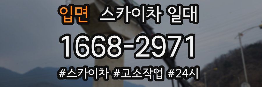 입면 스카이차 일대