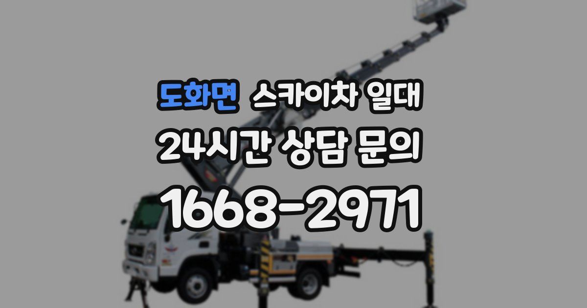 도화면 스카이차 일대