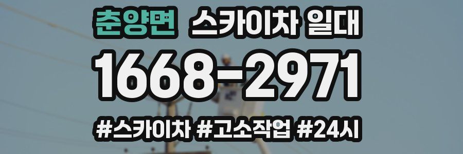 춘양면 스카이차 일대