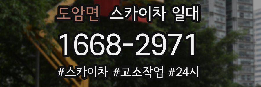 도암면 스카이차 일대