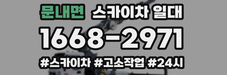 문내면 스카이차 일대