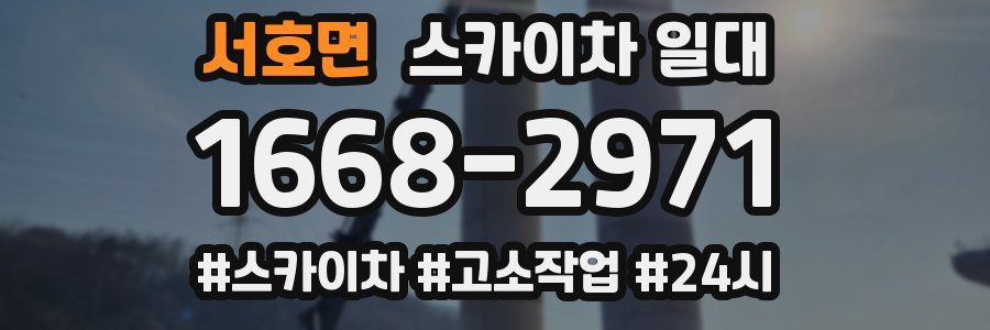 서호면 스카이차 일대