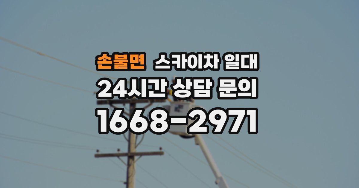 손불면 스카이차 일대