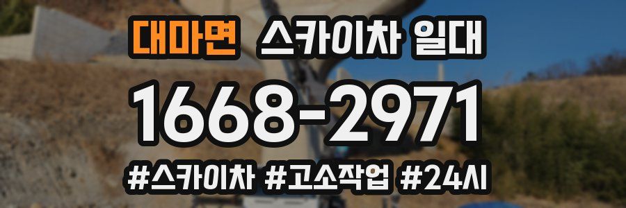 대마면 스카이차 일대