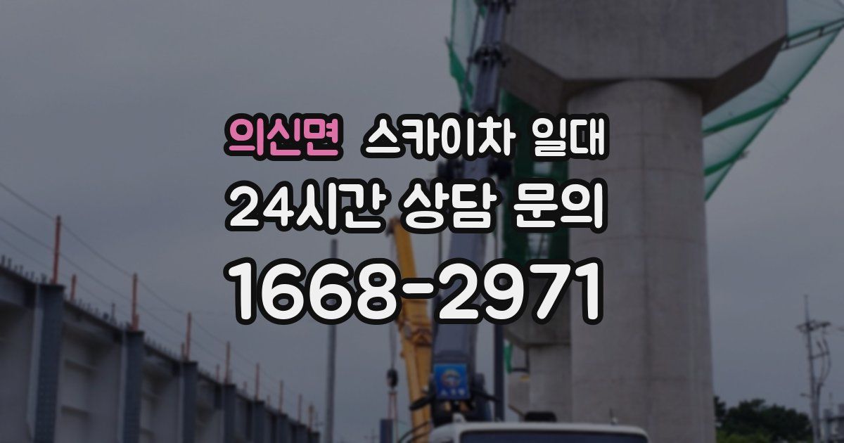 의신면 스카이차 일대