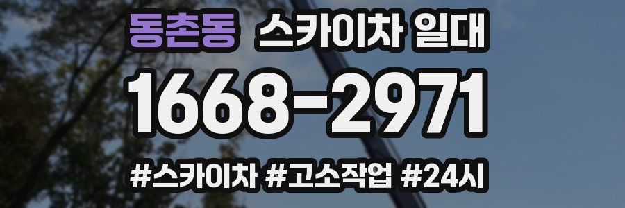 동촌동 스카이차 일대