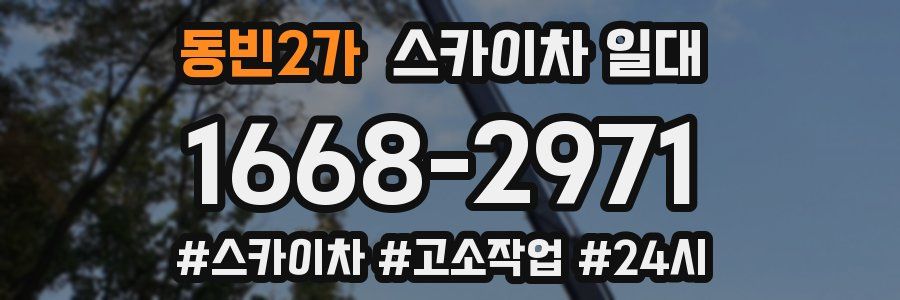 동빈2가 스카이차 일대