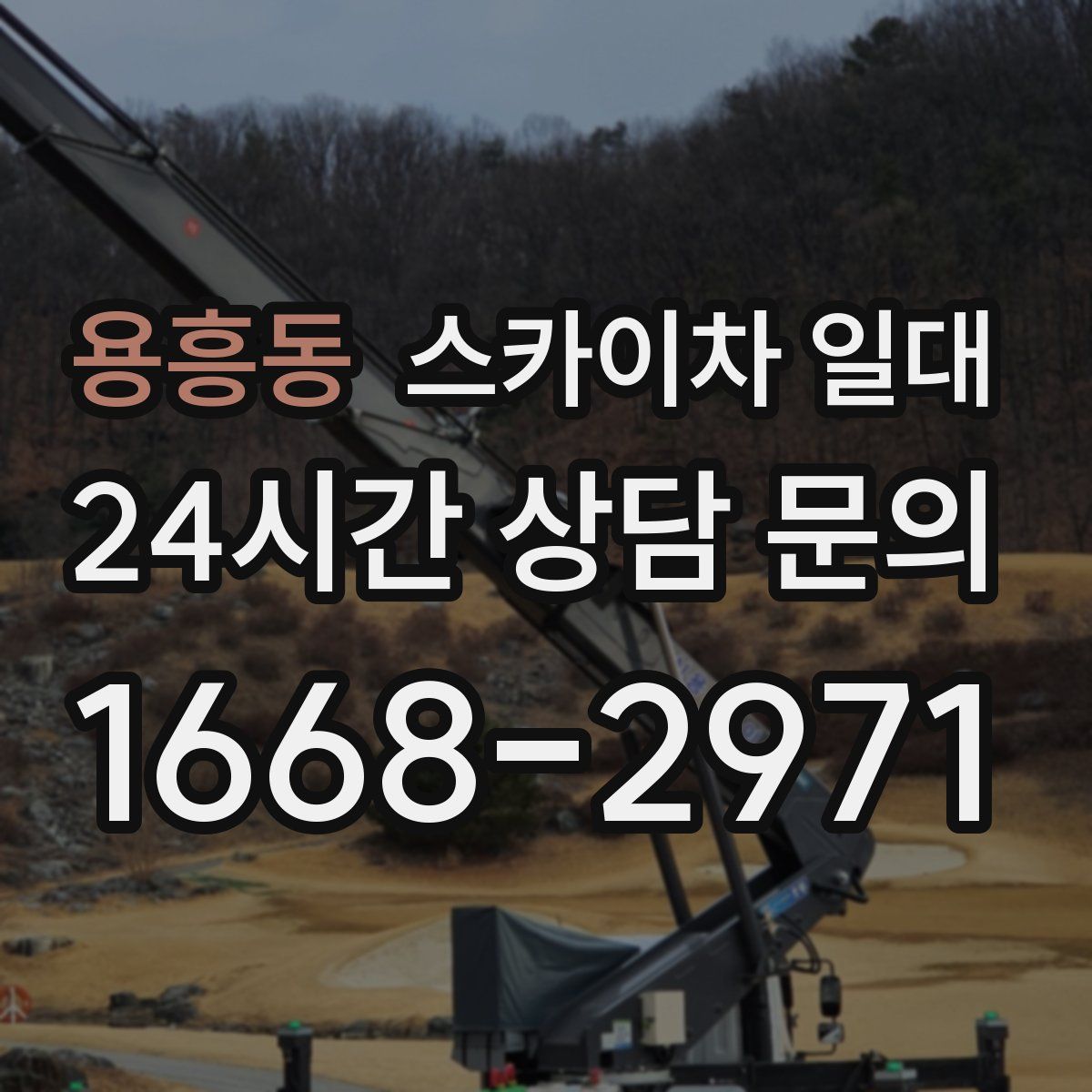 용흥동 스카이차 일대