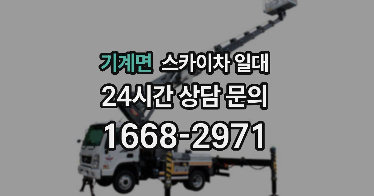 기계면 스카이차 일대