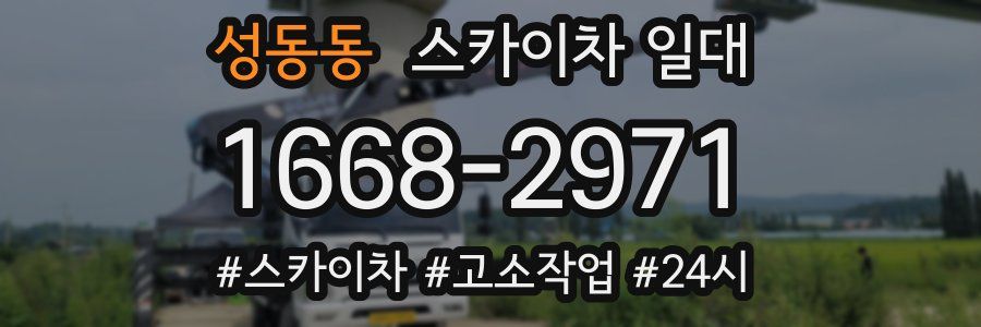 성동동 스카이차 일대