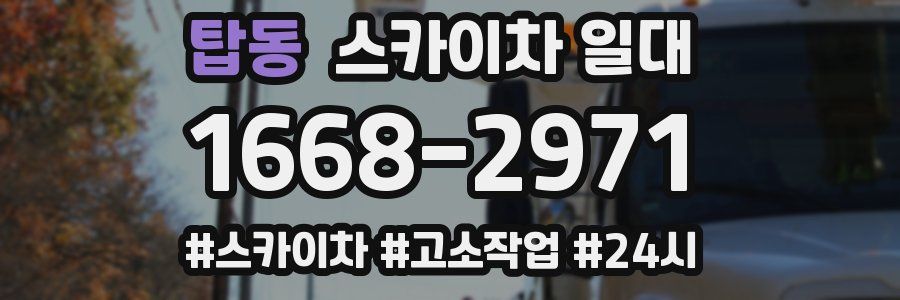 탑동 스카이차 일대