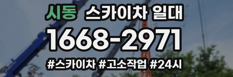 시동 스카이차 일대