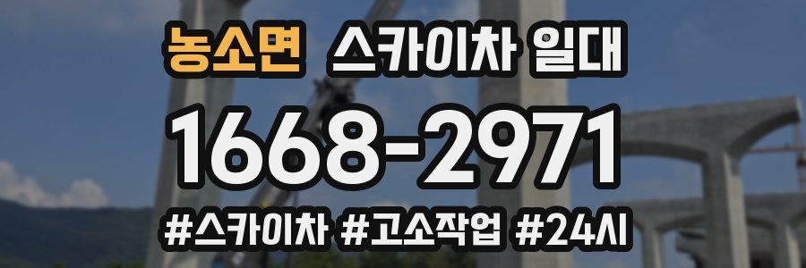 농소면 스카이차 일대