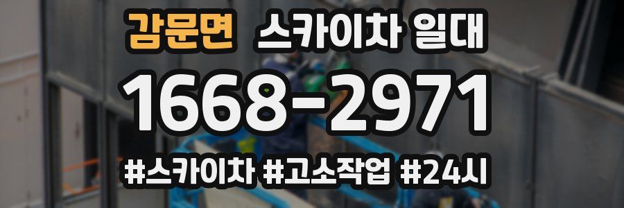 감문면 스카이차 일대