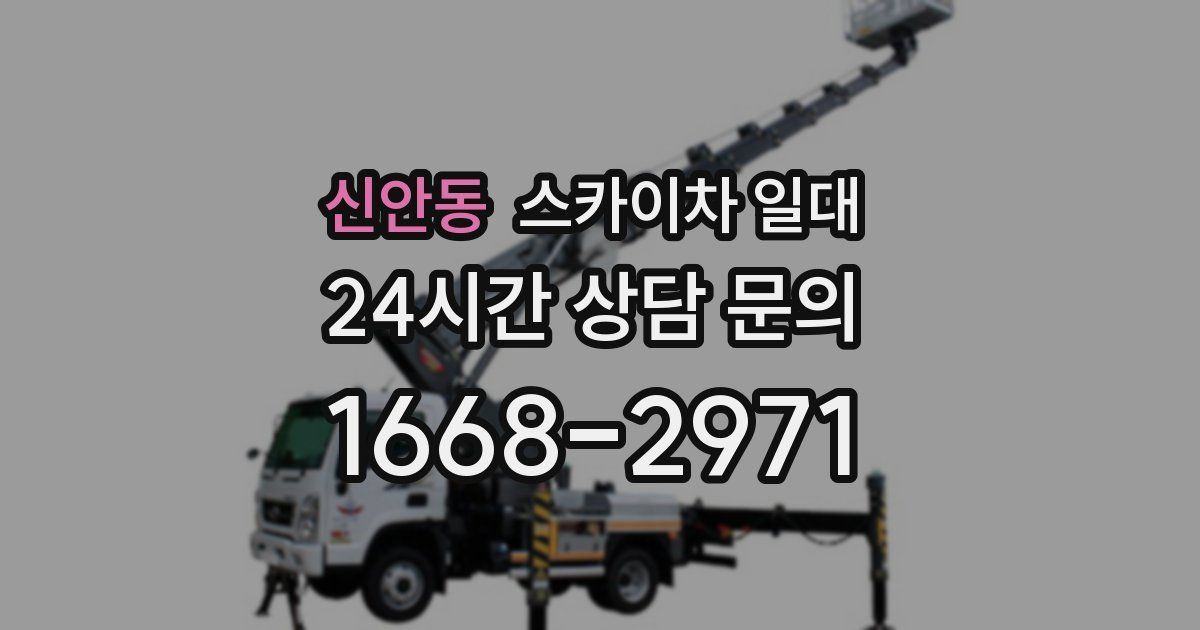 신안동 스카이차 일대