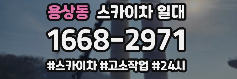 용상동 스카이차 일대