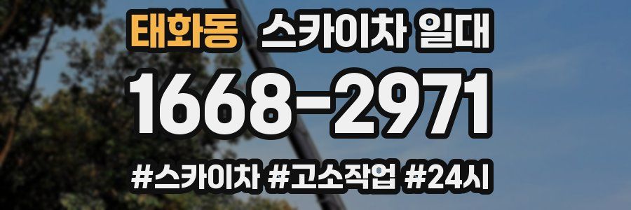 태화동 스카이차 일대