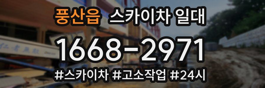 풍산읍 스카이차 일대