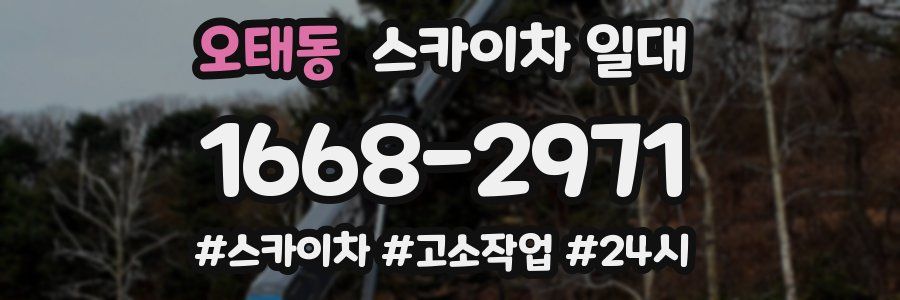 오태동 스카이차 일대