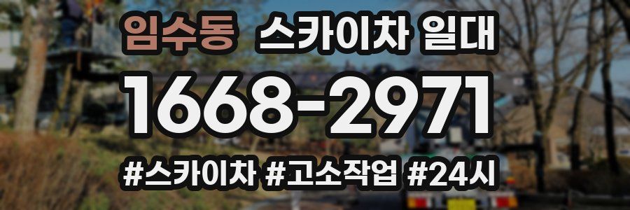 임수동 스카이차 일대
