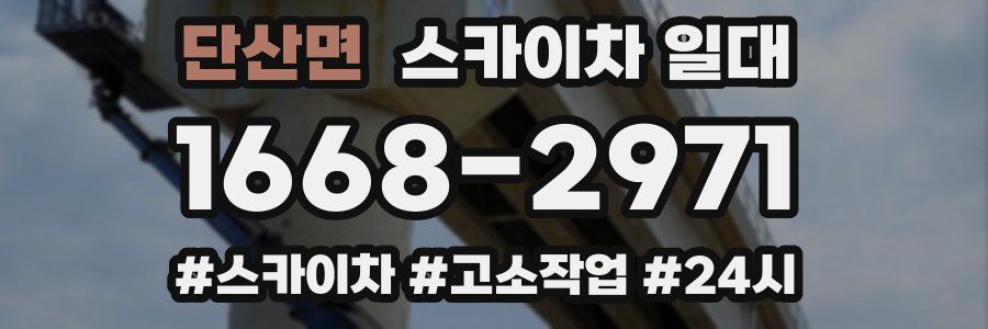 단산면 스카이차 일대