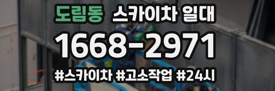 도림동 스카이차 일대