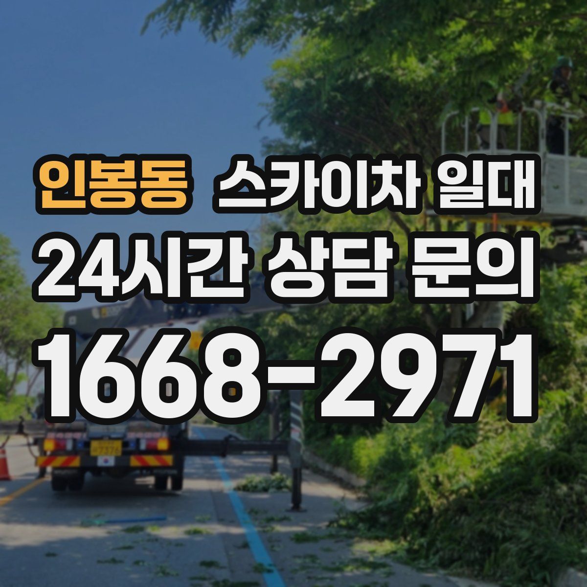 인봉동 스카이차 일대