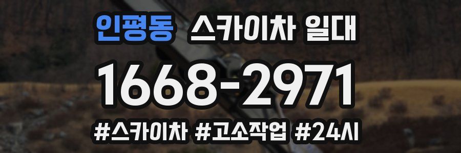 인평동 스카이차 일대