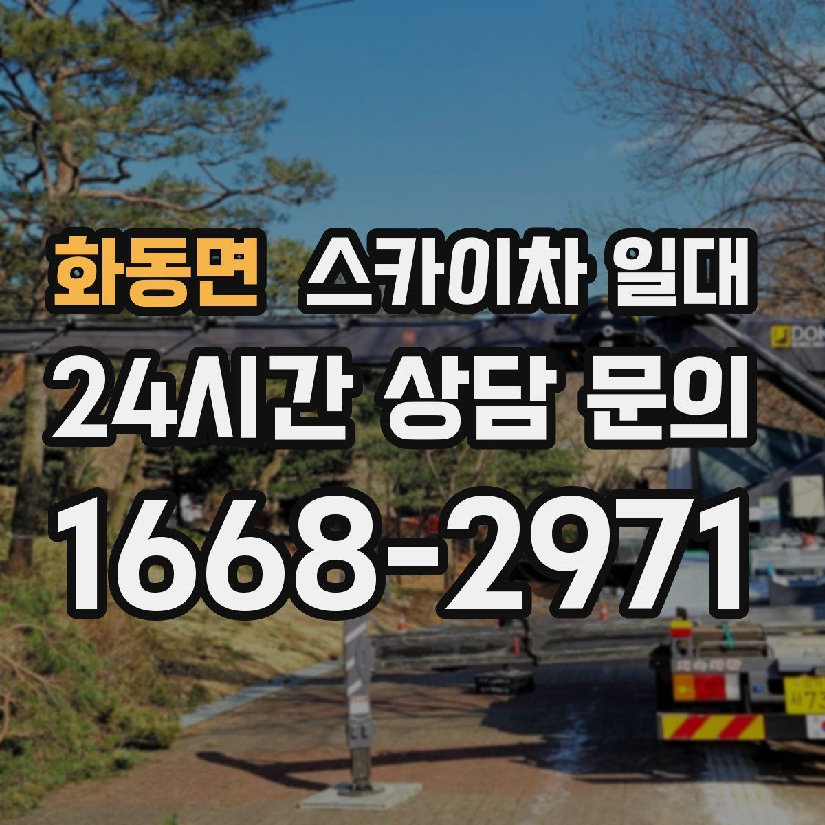 화동면 스카이차 일대