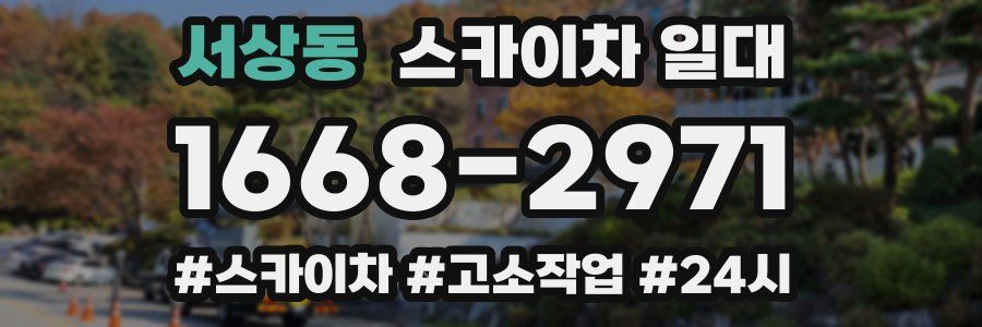 서상동 스카이차 일대