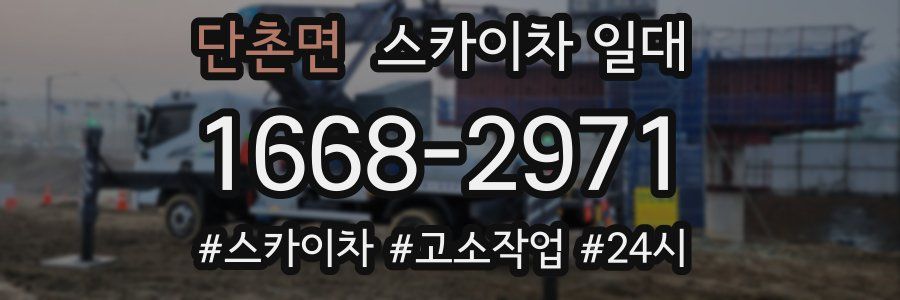 단촌면 스카이차 일대