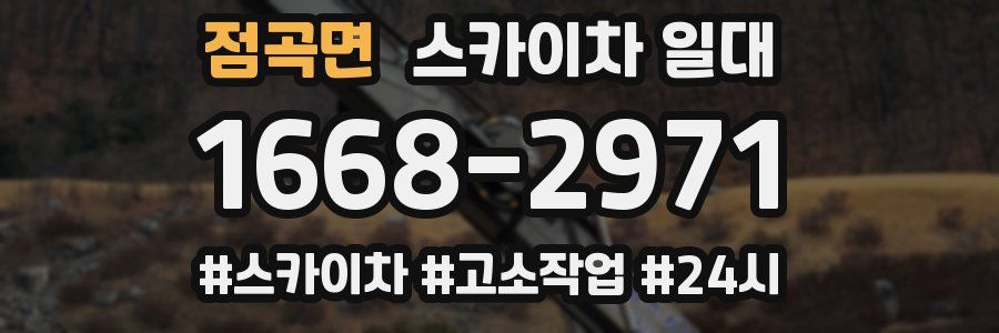 점곡면 스카이차 일대