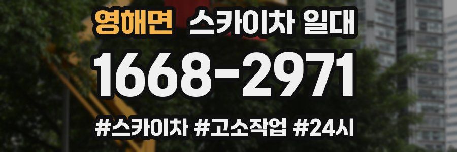 영해면 스카이차 일대