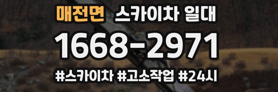 매전면 스카이차 일대
