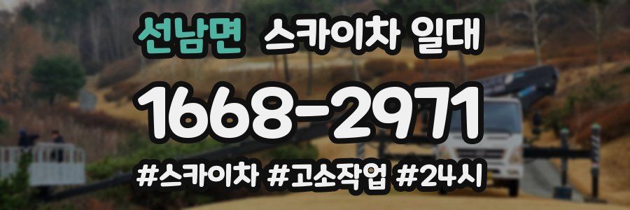 선남면 스카이차 일대